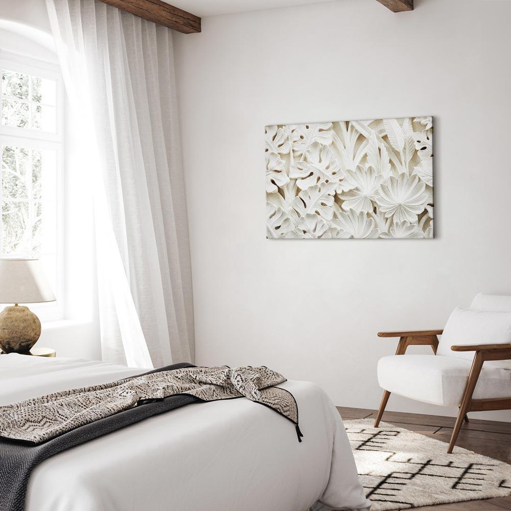 Leinwandbild - Ceramic Leaves (1 Part) Wide