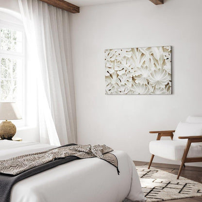 Leinwandbild - Ceramic Leaves (1 Part) Wide