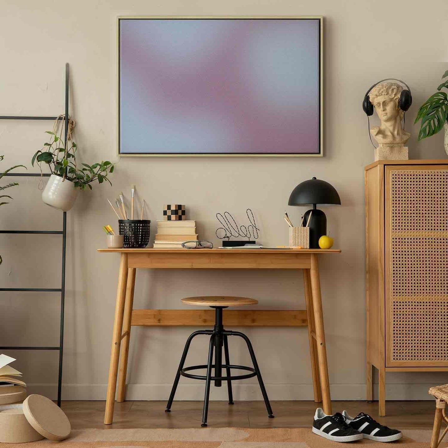 Leinwandbild - Complex Gradient - Gradient Composition in Nostalgic Colors