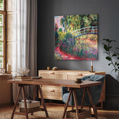 Leinwandbild - Claude Monet – The Japanese Footbridge