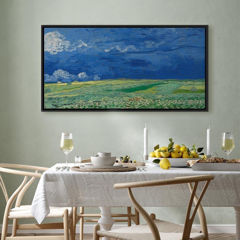 Leinwandbild - Vincent van Gogh – Wheatfield under Thunderclouds