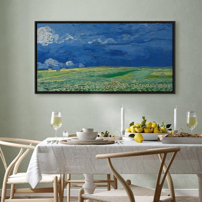 Leinwandbild - Vincent van Gogh – Wheatfield under Thunderclouds