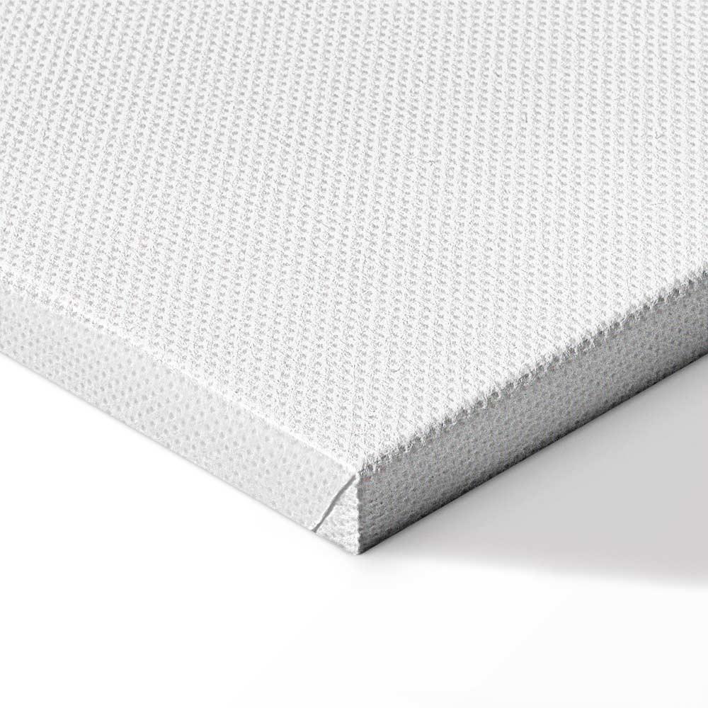 Leinwandbild - Cosmic Heart - Silver Heart with a Ring on a Purple Background