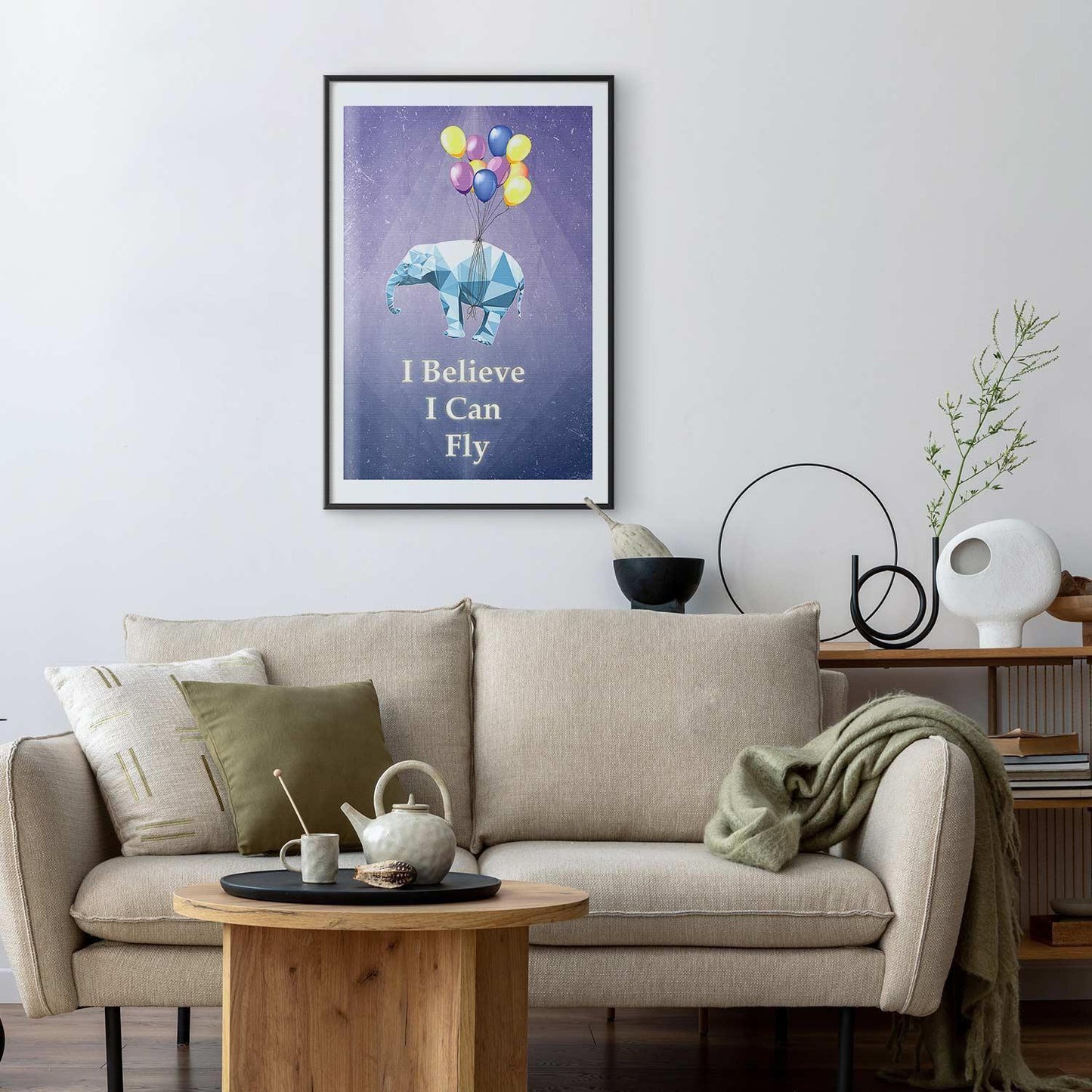 Poster - Flying Elephant Artgeist