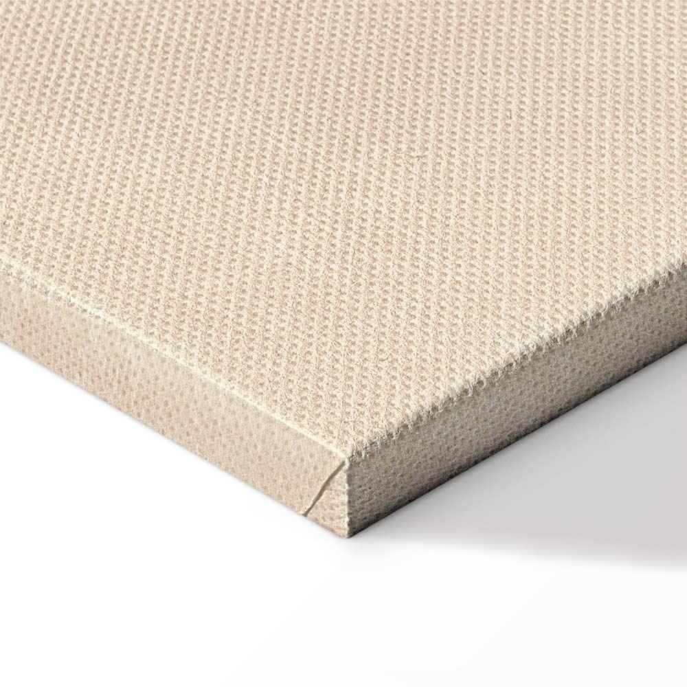 Leinwandbild - Alphabet at the Zoo - Joyful Animals and Their Names on a Beige Background