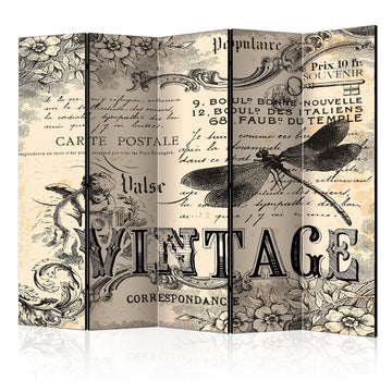 Paravent - Vintage Correspondence II Artgeist