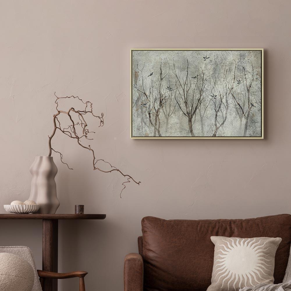 Leinwandbild - Singing in the Forest (1 Part) Wide