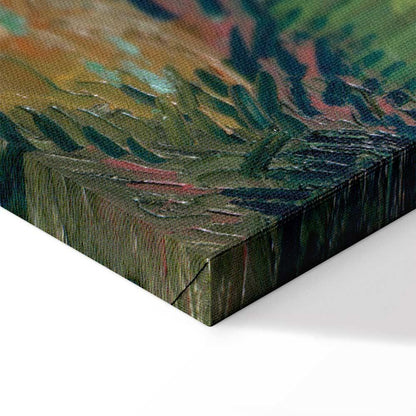 Leinwandbild - Vincent Van Gogh – Landscape with the Chateau of Auvers at Sunset