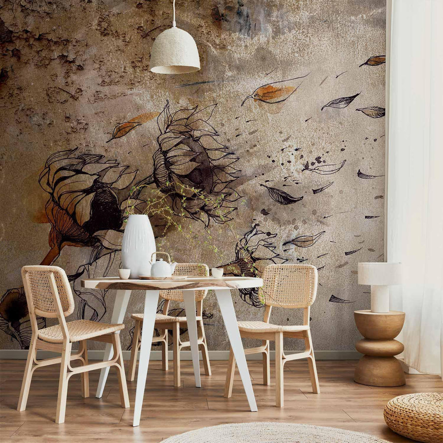 Fototapete Windhauch – Zartes Design mit luftiger Leichtigkeit
