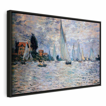 Leinwandbild - Claude Monet - Sailboats, Regatta in Argenteuil