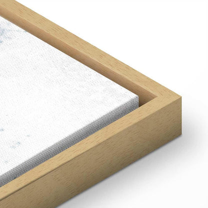 Leinwandbild - Blue Memory (1 Part) Vertical