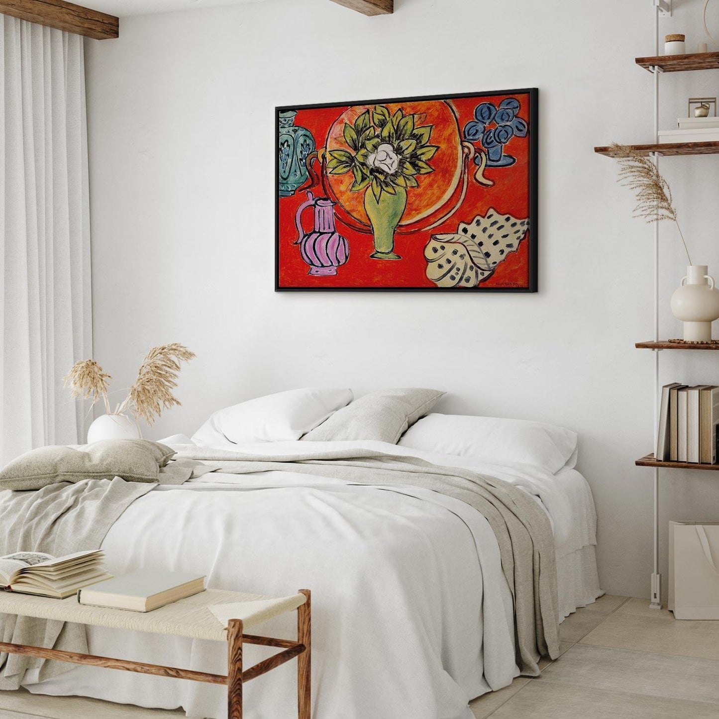 Leinwandbild - Henri Matisse – Still Life with Magnolia