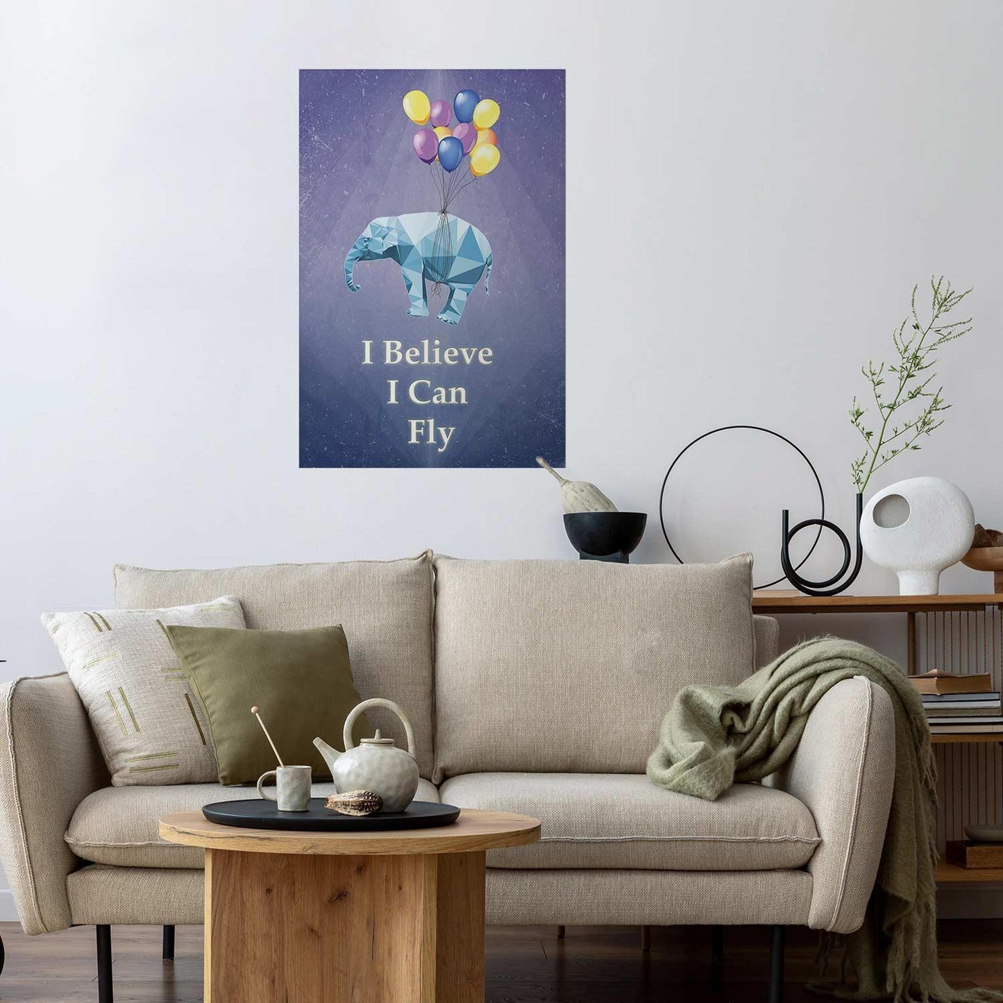 Poster - Flying Elephant Artgeist