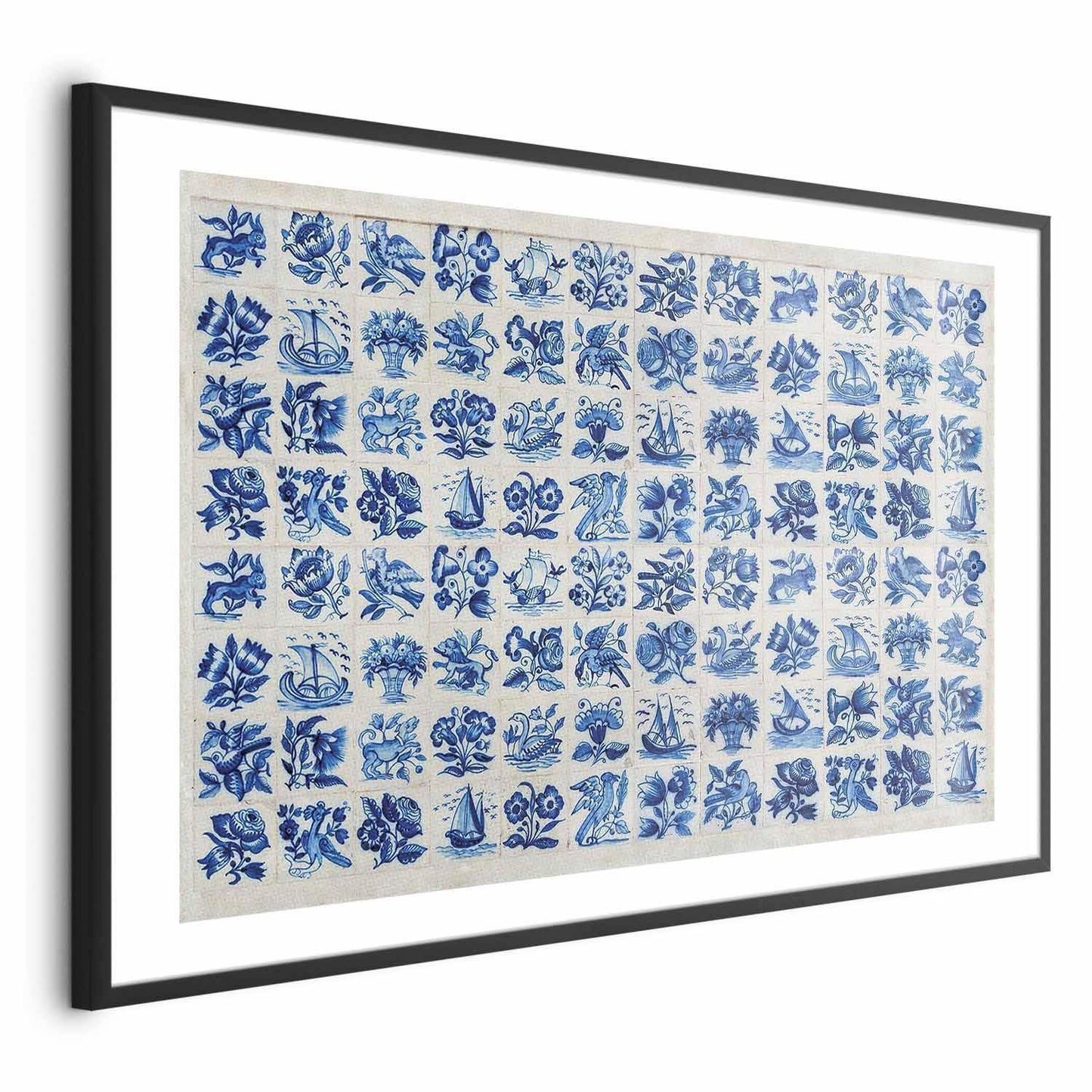 Poster - Azulejos Tiles - traditional Portuguese ceramic tiles