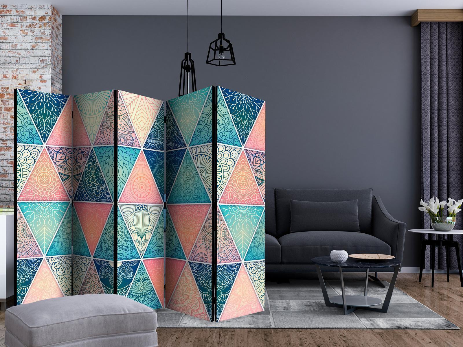Paravent - Oriental Triangles II Artgeist
