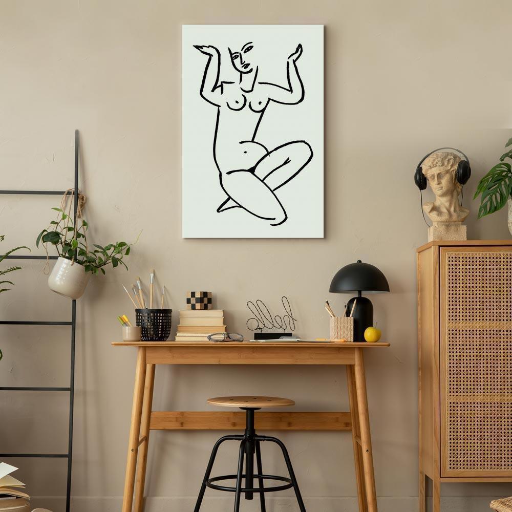 Leinwandbild - Uncertain Encouragement (1 Part) Vertical