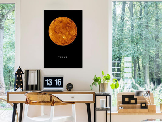 Wandbild Venus – Kunstvolles Leinwandbild mit Planet-Motiv