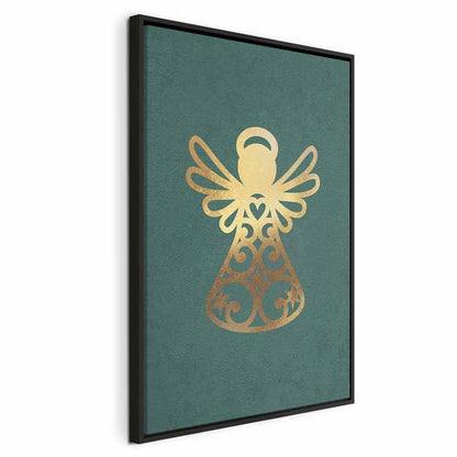 Leinwandbild - Angelic Christmas (1 Part) Vertical