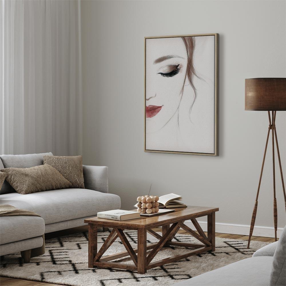 Leinwandbild - Delicate Beauty (1 Part) Vertical