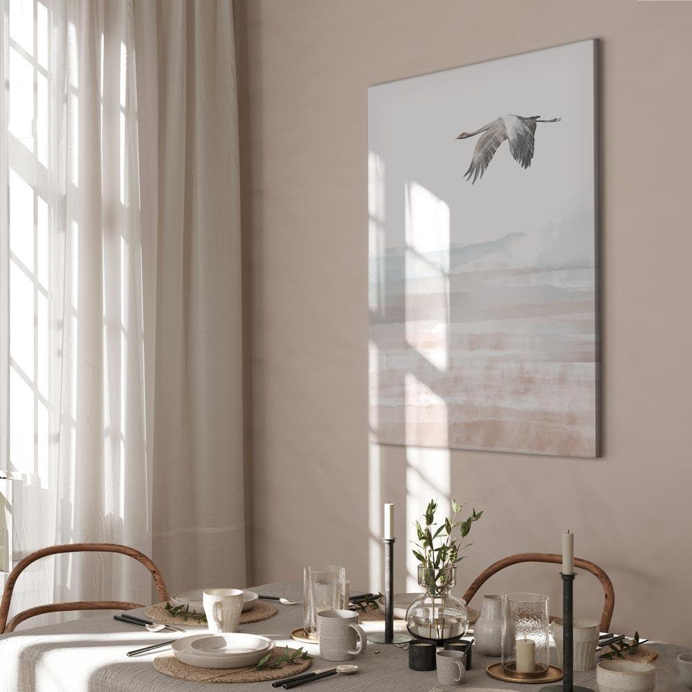 Leinwandbild - Crane's Flight (1 Part) Vertical