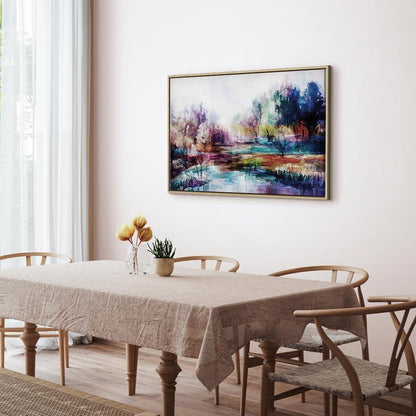 Leinwandbild - World in Paints (1 Part) Wide