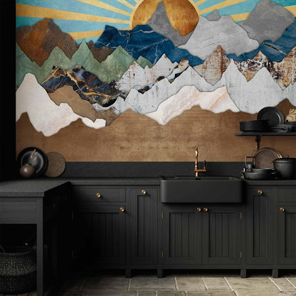 Fototapete - Morning in the Mountains