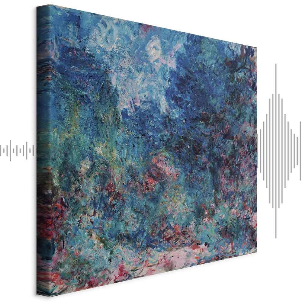Leinwandbild - Claude Monet – La maison de l'artiste vue du jardin aux roses