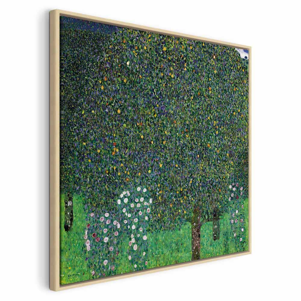 Leinwandbild - Gustav Klimt – Roses Among the Trees