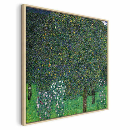 Leinwandbild - Gustav Klimt – Roses Among the Trees