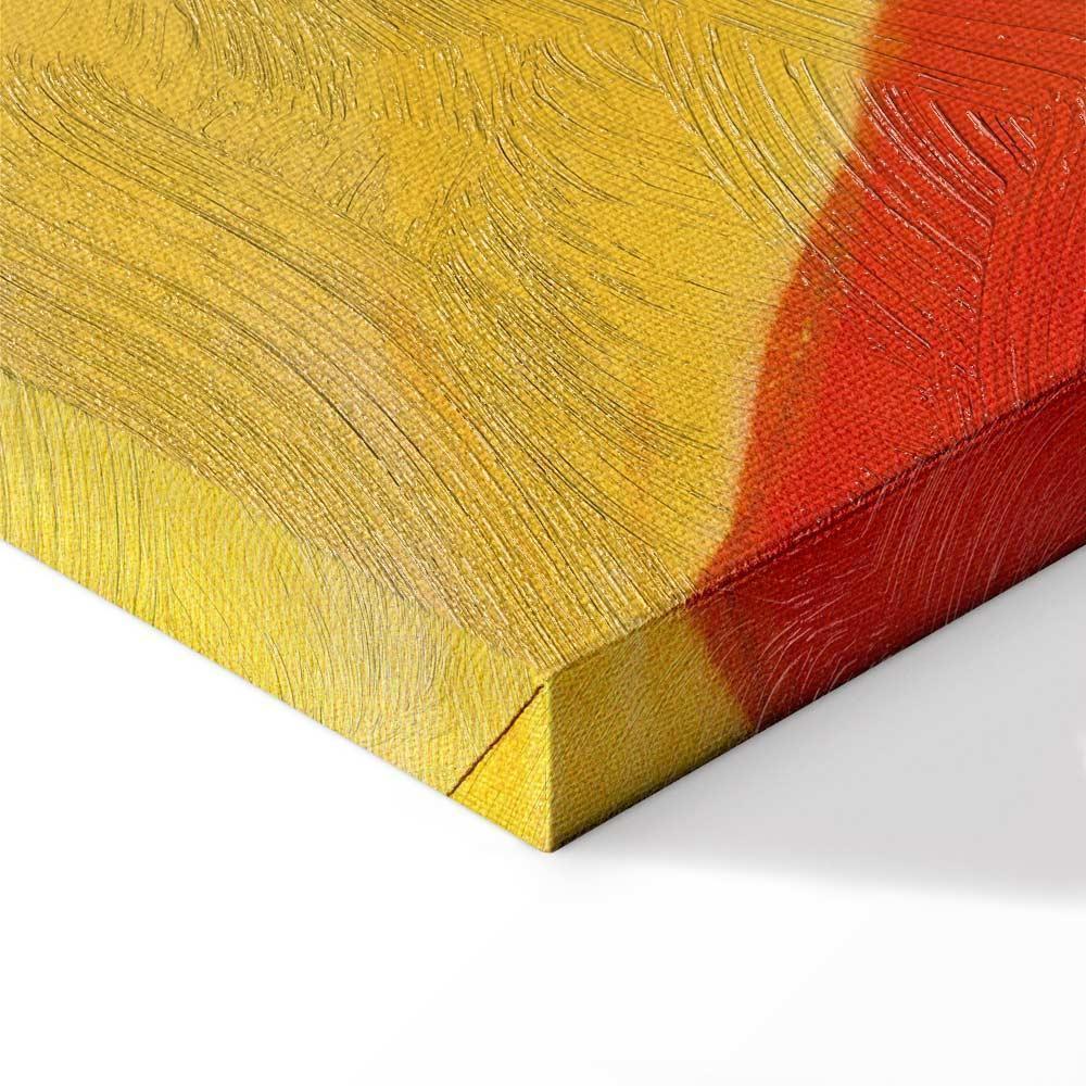 Leinwandbild - August Macke – With a Yellow Jacket