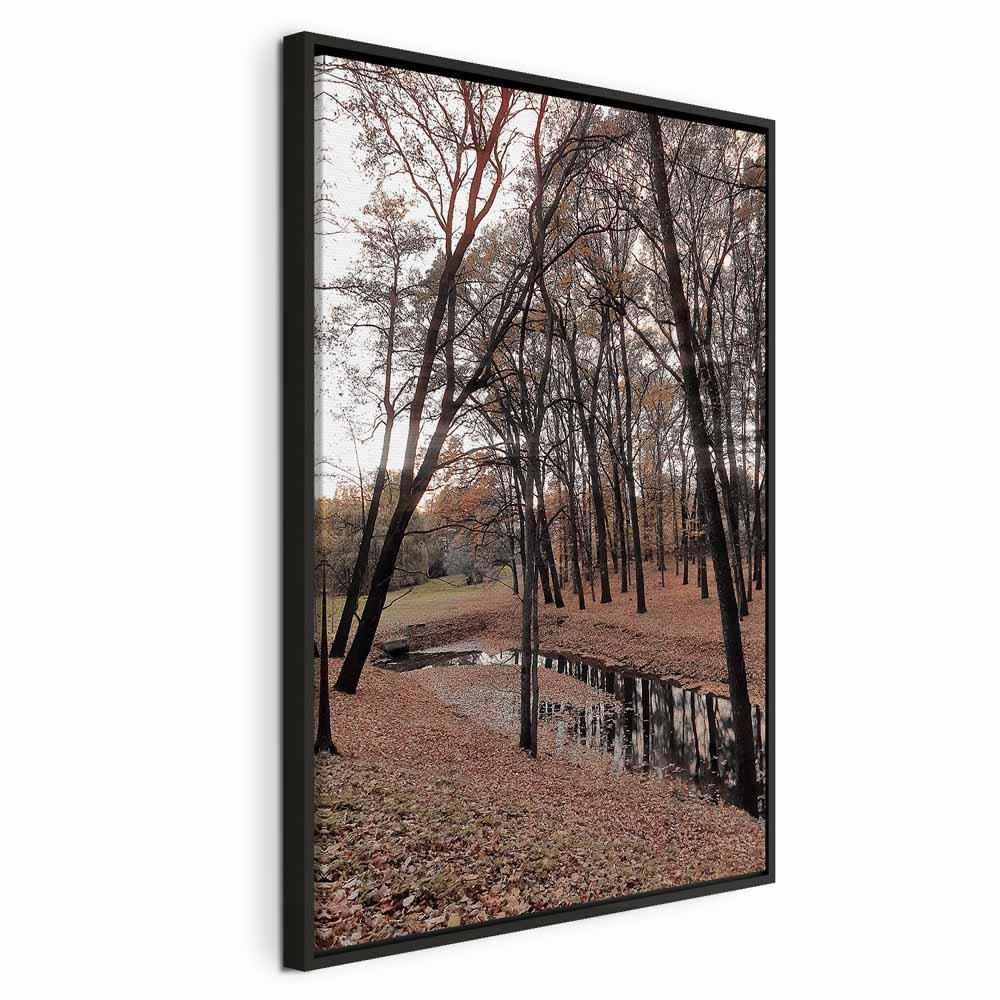 Leinwandbild - Autumn Walk (1 Part) Vertical