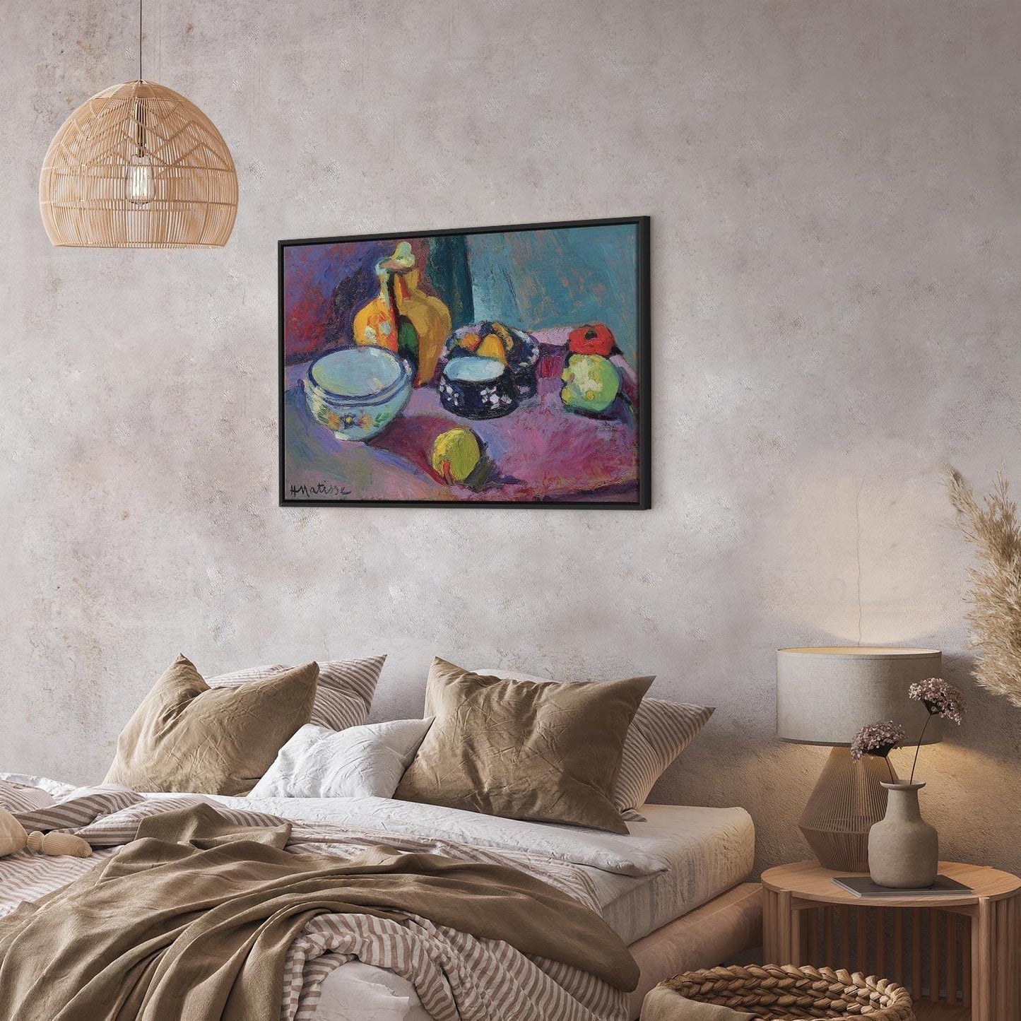 Leinwandbild - Henri Matisse – Dishes and Fruit