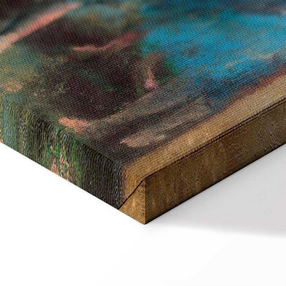 Leinwandbild - Edgar Degas – Blue Dancers