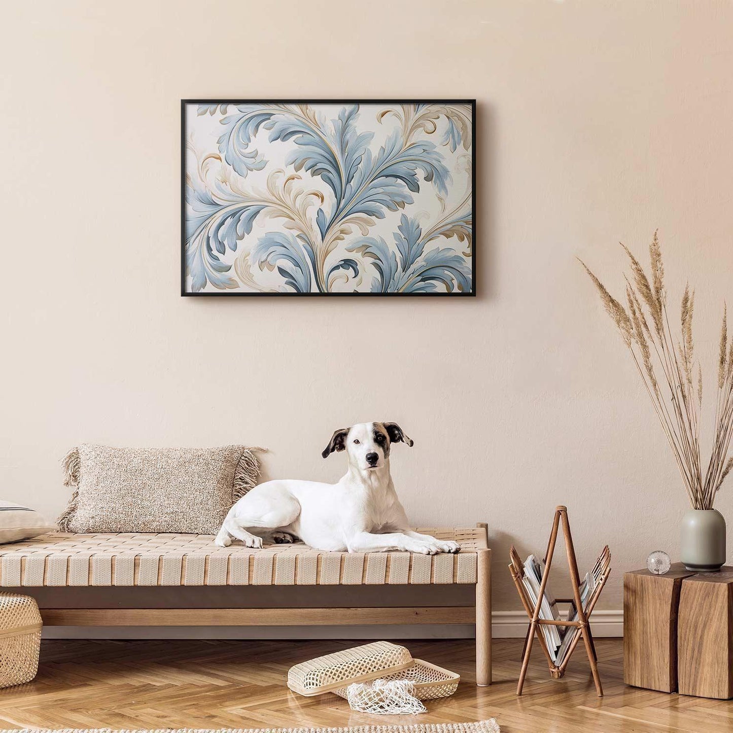 Poster - Baroque Vines in Light Colors