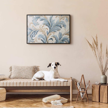 Poster - Baroque Vines in Light Colors