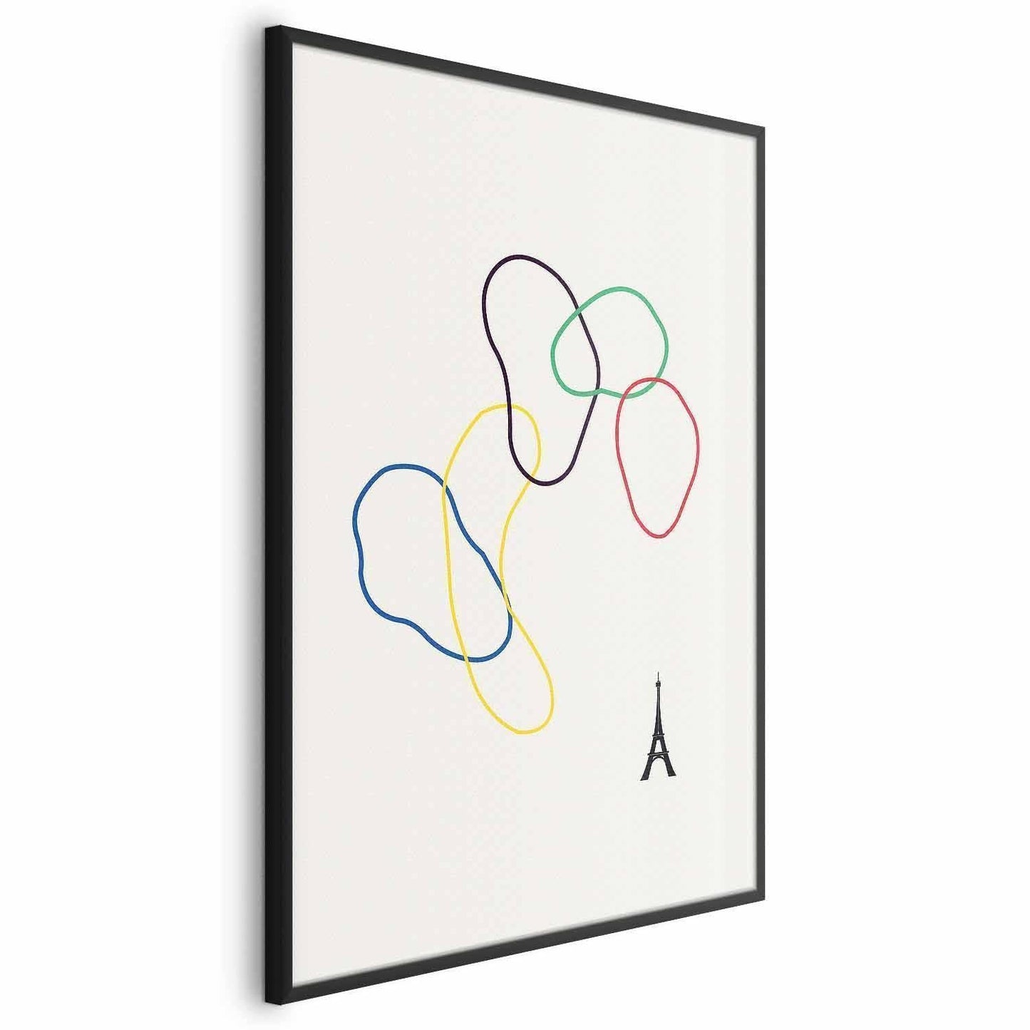 Poster - Colorful Circles - digital graphic - minimalism Artgeist