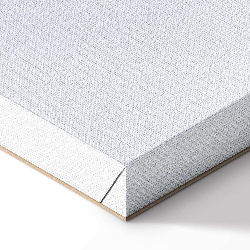 Leinwandbild - Forest in Watercolors (1-part) - Blue Hue Landscape Abstraction