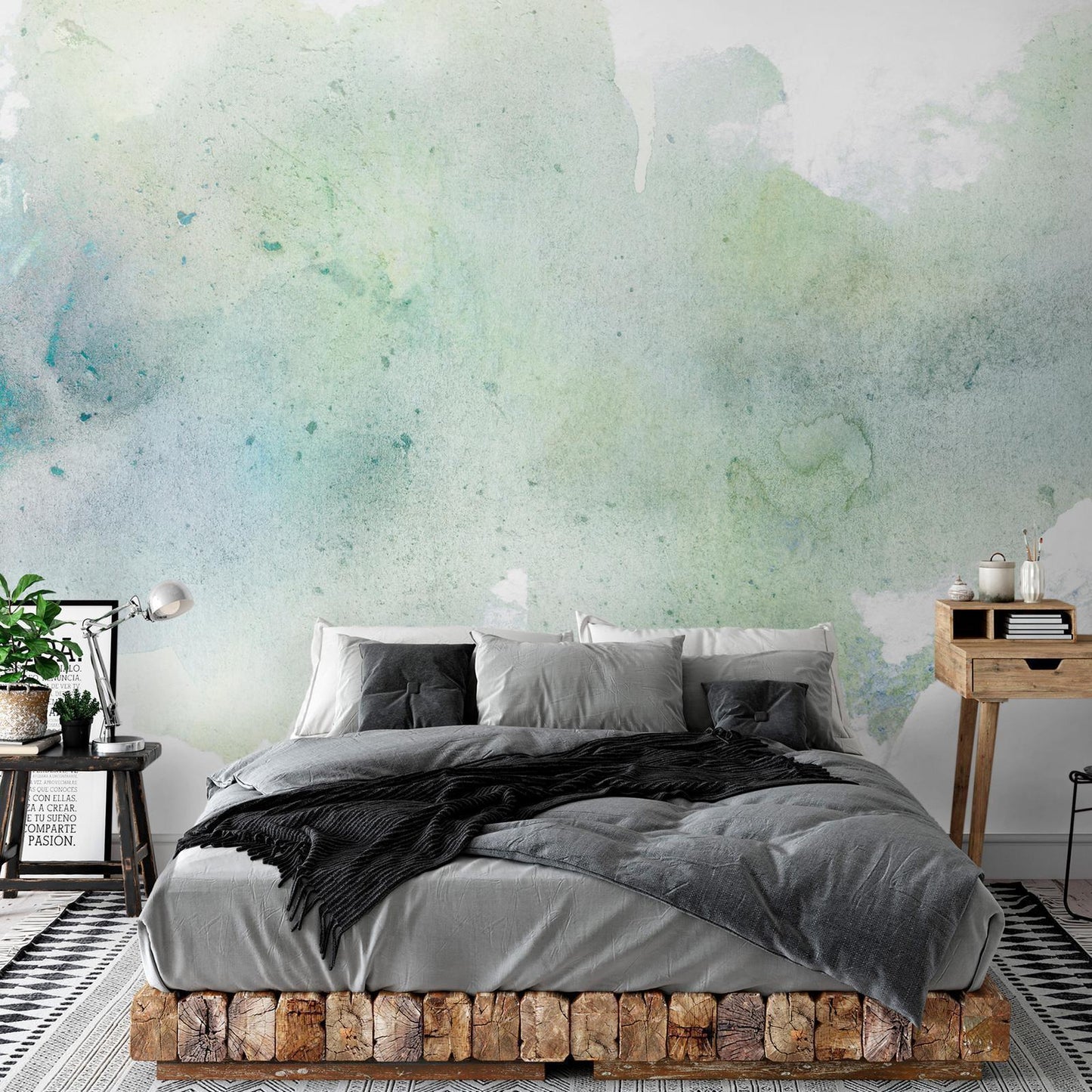 Fototapete - Pastel Mint Artgeist