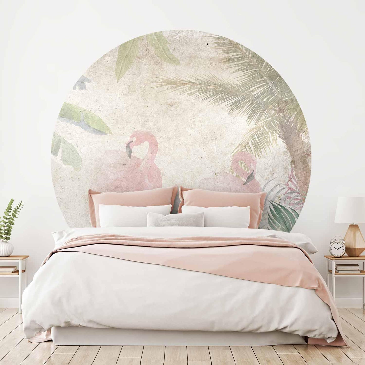 Runde Fototapete - Birds in the jungle