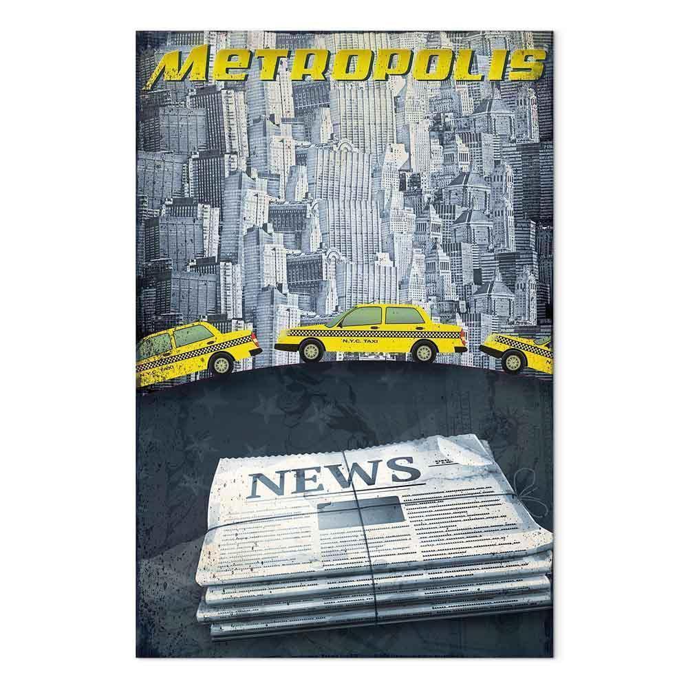 Leinwandbild - Metropolis (1 Part) Vertical