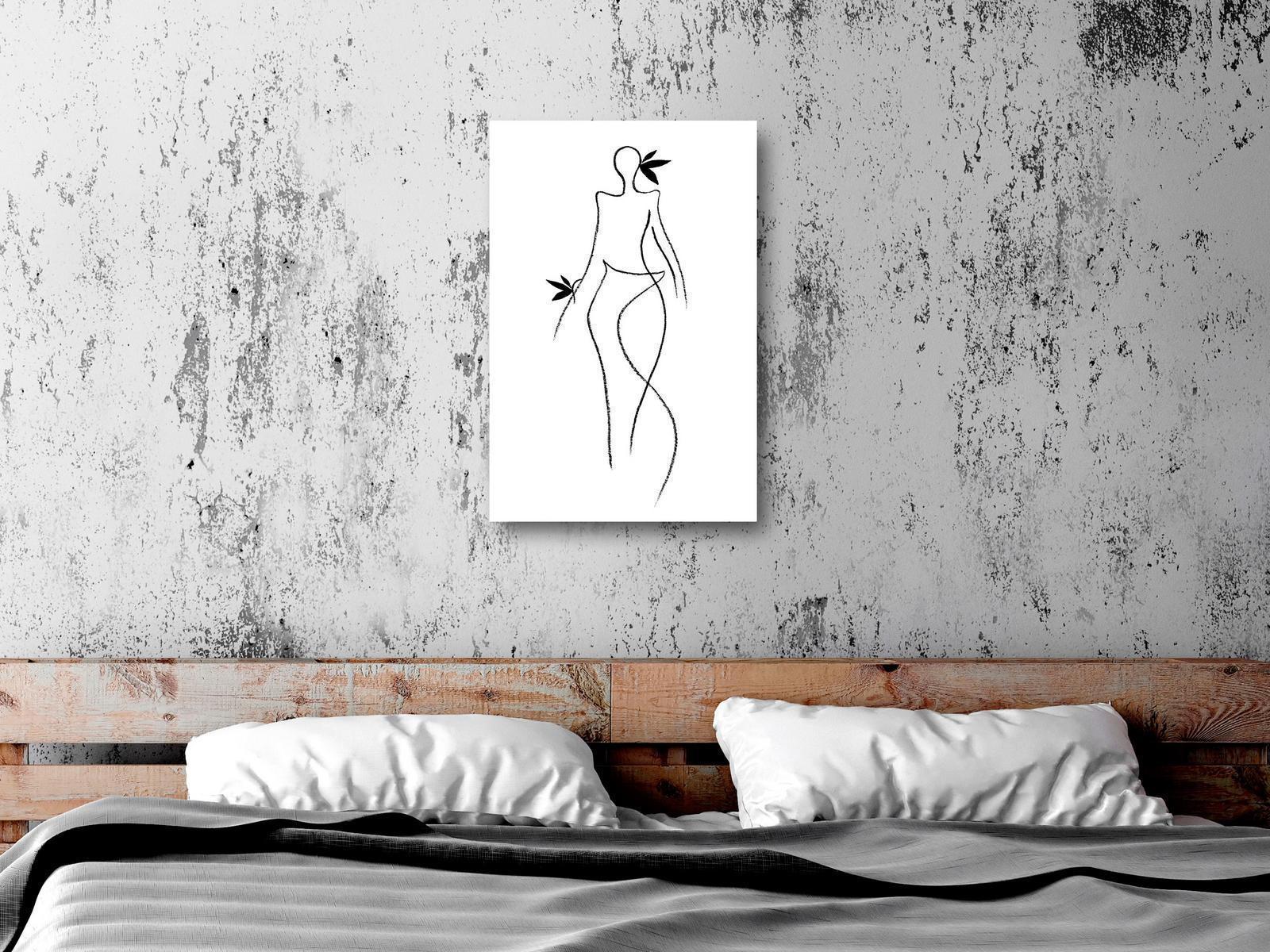 Leinwandbild - Exotic Dance (1 Part) vertical Artgeist