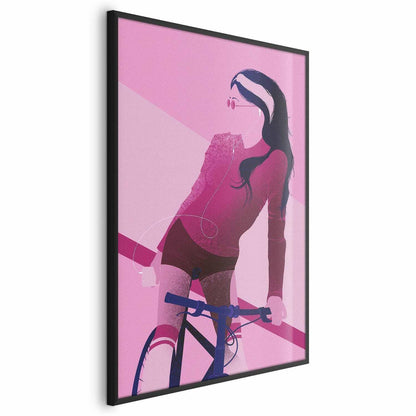 Poster - Woman on a Bicycle Artgeist