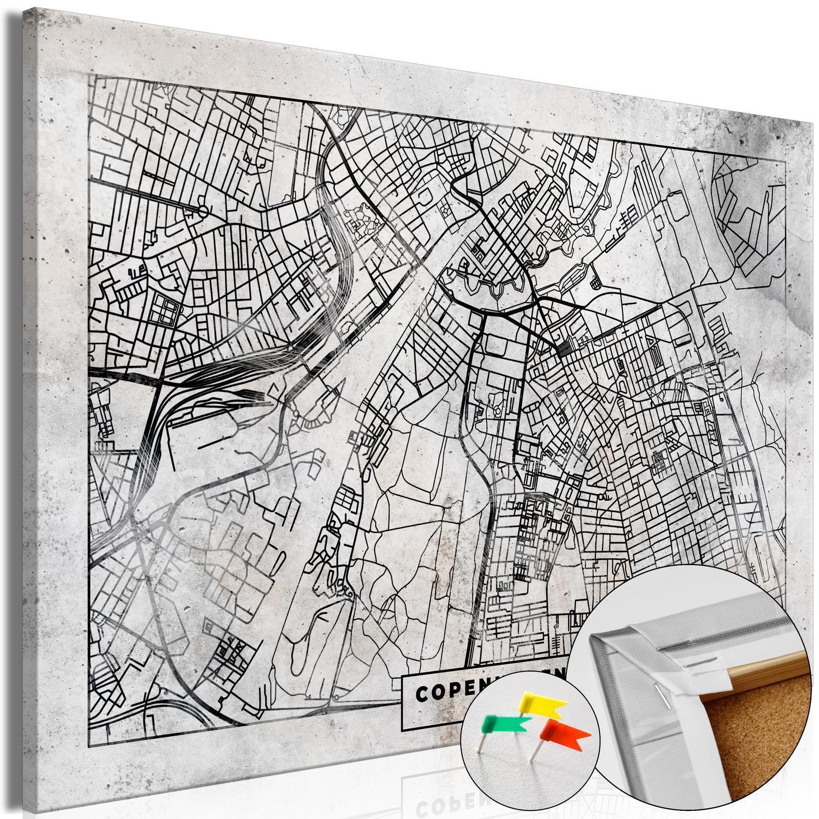 Korkbild - Copenhagen Plan Artgeist