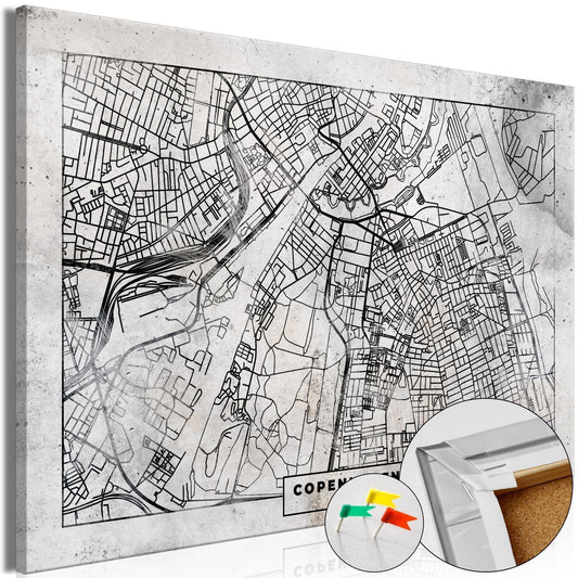 Korkbild - Copenhagen Plan Artgeist
