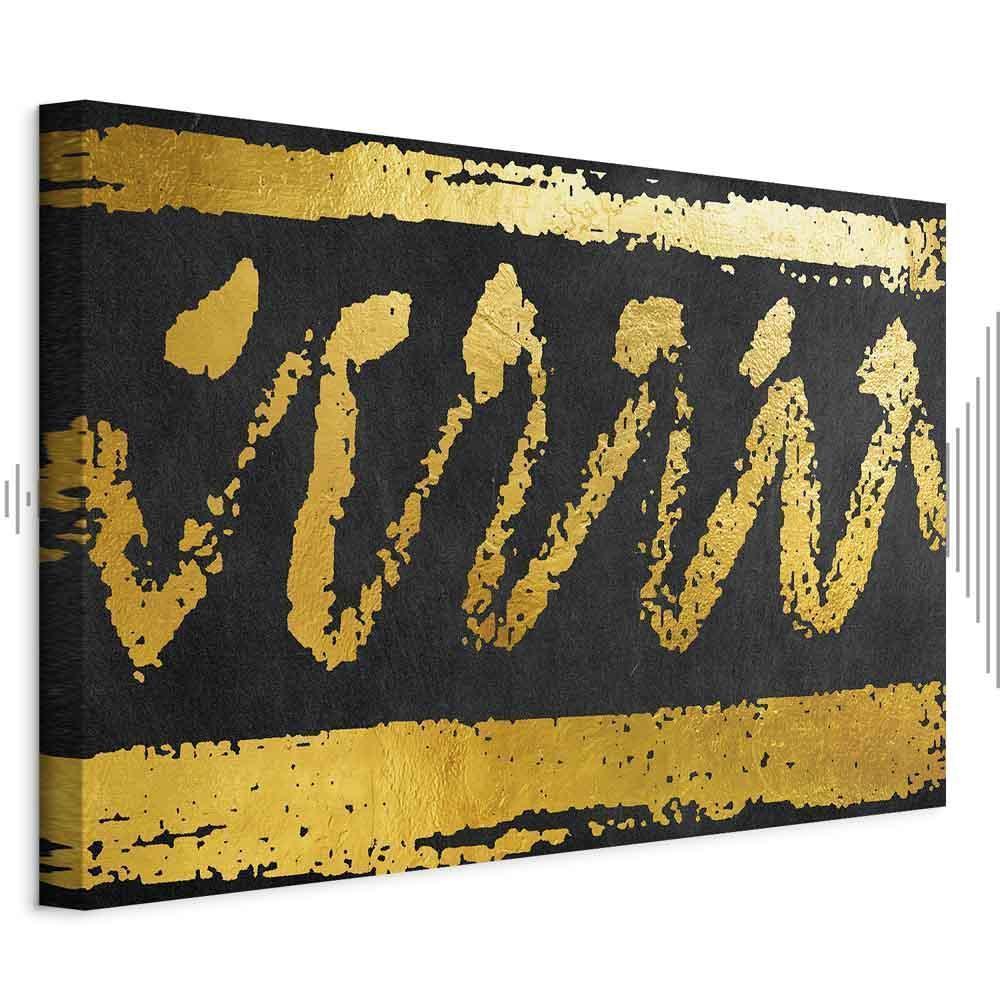 Leinwandbild - Gold Seal (1 Part) Wide