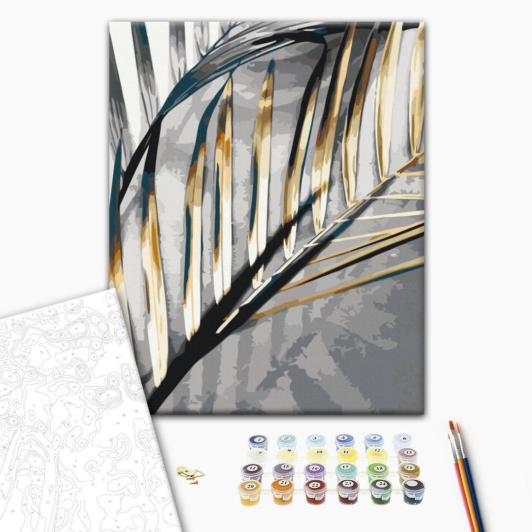 Malen nach Zahlen - Golden Palm Tree