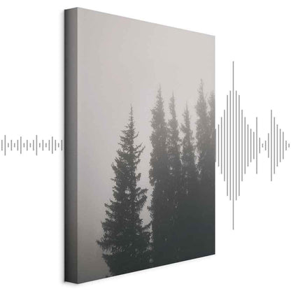 Leinwandbild - Smell of Forest Fog (1 Part) Vertical