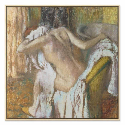 Leinwandbild - Edgar Degas – Woman drying herself