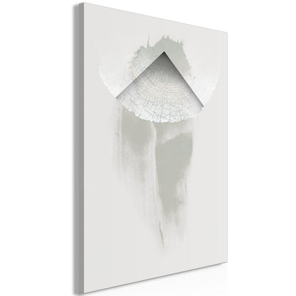 Leinwandbild „The Beginning“ – Abstrakte Wandkunst im Hochformat