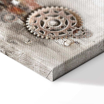 Leinwandbild - Steel Cranks (1 Part) Narrow